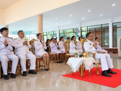 สำนักตรวจเงินแผ่นดินจังหวัดพังงา สำนักงานคณะกรรมการเลือกตั้งประจำจังหวัดพังงา และสำนักงาน ป.ป.ช.ประจำจังหวัดพังงา ร่วมกันเป็นเจ้าภาพสวดพระพุทธมนต์ อุทิศถวายพระราชกุศล สมเด็จพระนางเจ้าสิริกิติ์ พระบรมราชินีนาถ พระบรมราชชนนีพันปีหลวง